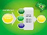 Brazil Flag Map with Football Field slide 17