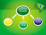 Brazil Flag Map with Football Field slide 4