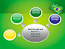 Brazil Flag Map with Football Field slide 7
