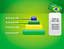 Brazil Flag Map with Football Field slide 8