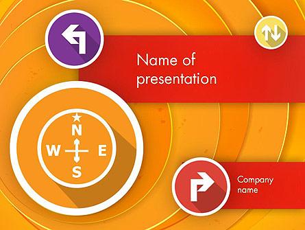 Choice of Direction Presentation Template, Master Slide
