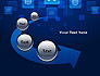 Social Media Icons on Blue Background slide 6