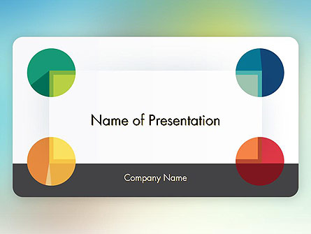 Business Card Style Presentation Template, Master Slide