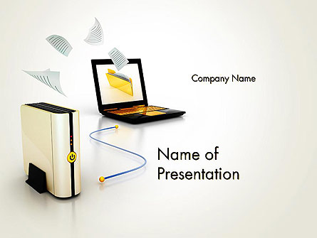 Data Backup and Recovery Presentation Template, Master Slide