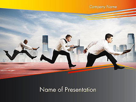 Business Competing Presentation Template, Master Slide