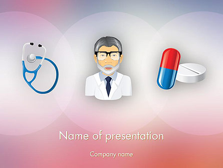 Hospital Presentation Presentation Template, Master Slide