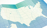 USA Map Locations Presentation Template