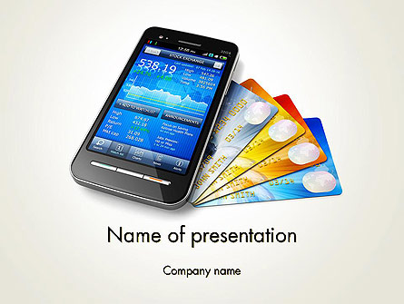 Online Finance Presentation Template, Master Slide