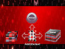 Red Letters on Black Background slide 19