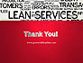 Lean Services Word Cloud slide 20