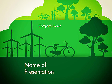 Going Green Presentation Template, Master Slide