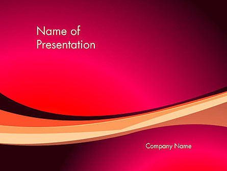 Crimson Theme Presentation Template, Master Slide