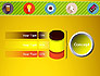 Yellow Background with Icons PowerPoint slide 11