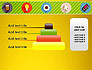 Yellow Background with Icons PowerPoint slide 8