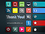 Flat Colorful Icons slide 20