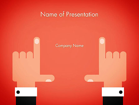 Cropping Hands Presentation Template, Master Slide