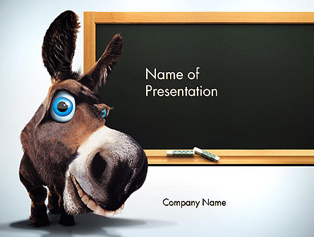 Funny Donkey Presentation Template for PowerPoint and Keynote | PPT Star