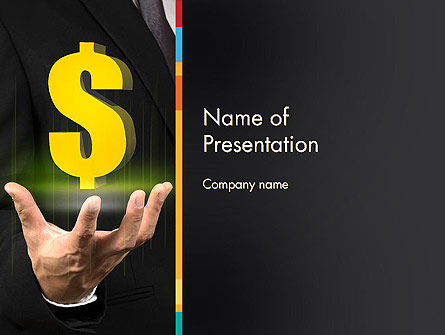 Save a Dollar Presentation Template, Master Slide
