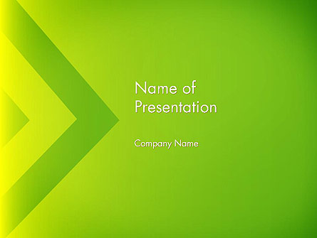 Green Abstract Edge Presentation Template, Master Slide