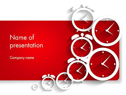 Clock Faces Presentation Template, Master Slide