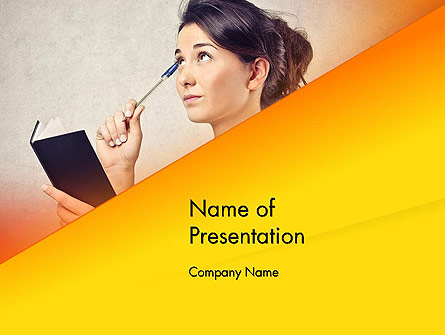 Memorizing Presentation Template, Master Slide