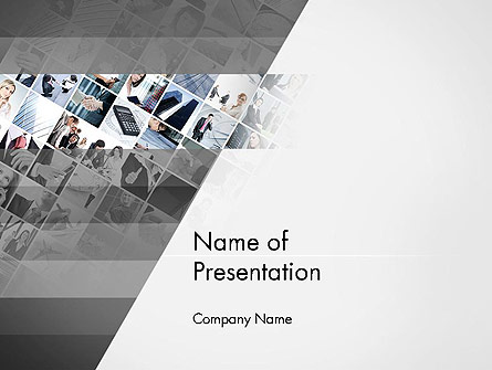 Tilted Photo Collage Presentation Template For Powerpoint And Keynote Ppt Star