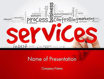 Developing a Perfect Services Presentation Template, Master Slide