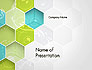 Hexagons with Floral Background slide 1