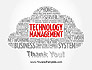 Technology Management Word Cloud slide 20