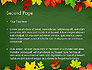 Falling Leaves Border Frame slide 2