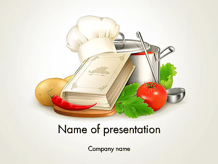 Cookbook Presentation Template, Master Slide