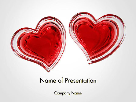 Two Hearts Presentation Template, Master Slide
