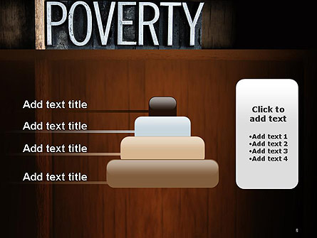 Word Poverty Presentation Template For PowerPoint And Keynote | PPT Star