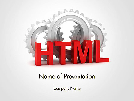 HTML and Gears Presentation Template, Master Slide