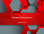 Hexagonal Background with Overlapping Polygonss slide 1