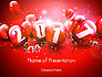 2017 Greeting Card with Red Balloons slide 1