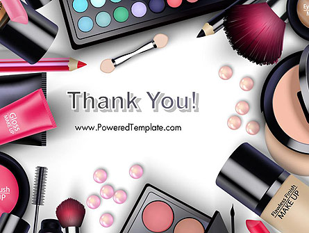 Sets Of Cosmetics Presentation Template For PowerPoint And Keynote ...