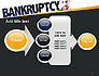 Businessman Pointing the Text Bankruptcy slide 17