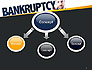 Businessman Pointing the Text Bankruptcy slide 4