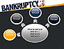 Businessman Pointing the Text Bankruptcy slide 7