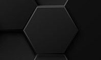 Black Hexagon Background Texture Presentation Template