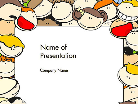 Frame with Funny Kids Presentation Template for PowerPoint and Keynote | PPT  Star