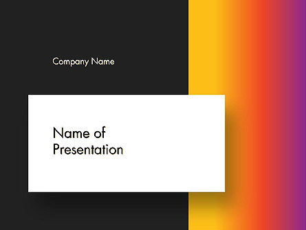Abstract Gradient Background Presentation Template, Master Slide