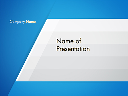 Simple Blue and White Presentation Template, Master Slide