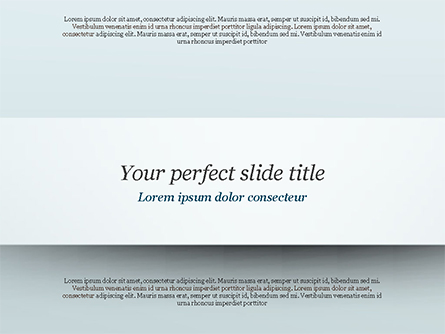 Strip and Shadow Presentation Template, Master Slide