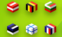 European Flags Concept Presentation Template