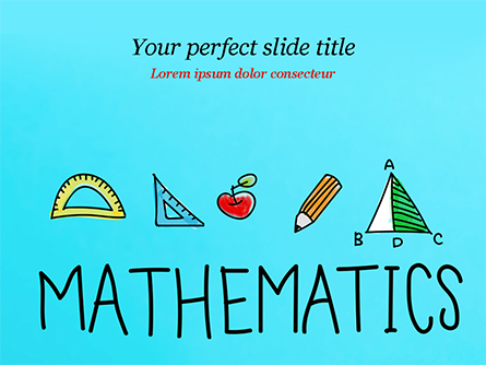 Mathematical Doodles Presentation Template, Master Slide