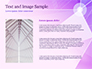 Abstract Purple Triangles slide 15