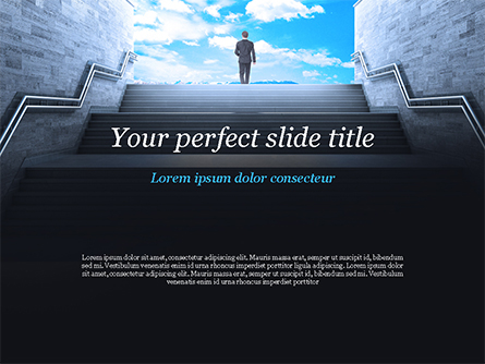 Success Concept Presentation Template, Master Slide