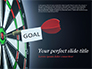 Dart with Goal Text slide 1